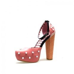 Ironfist Peaches & Cream Platform roze schoen